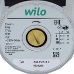Насос котла Wilo KSL 15/5-3 C  (три скорости) 4534204
