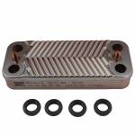 Теплообменник Immergas 12 пластин Mini 24 3Е, Major 24 4E, Mythos 24 2E